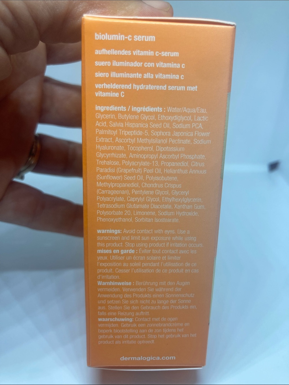 dermalogica Biolumin-C Day + Night Set - Orange and Cream Packaging - Picture 4 of 6
